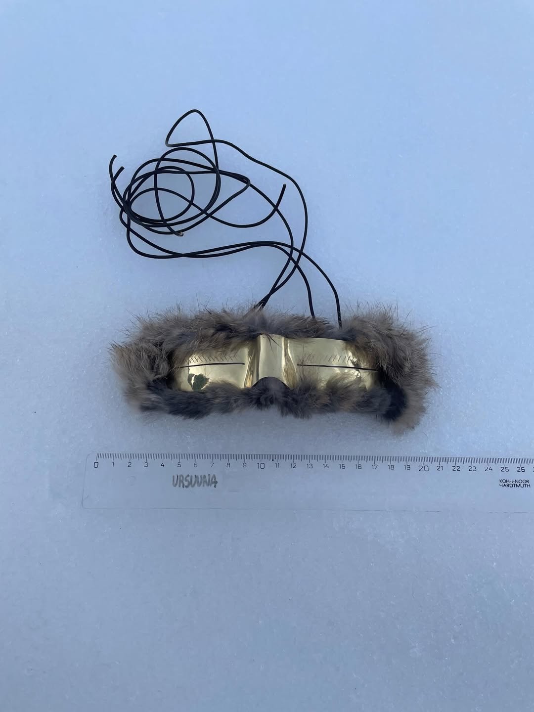 Snow Goggles — Brass Fur Edition